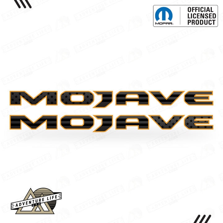 MOJAVE Hood Lettering | Set of 2