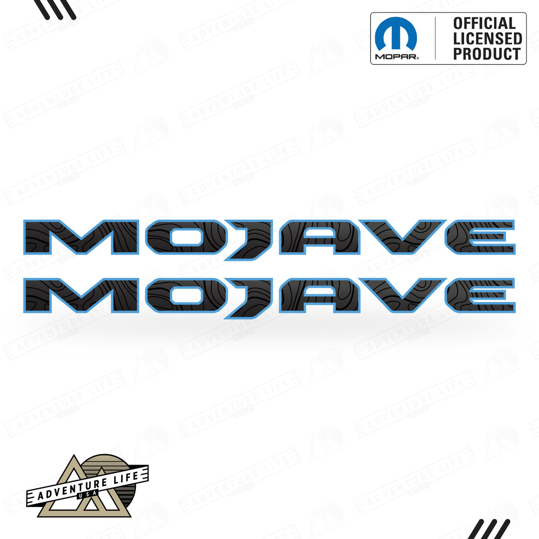 MOJAVE Hood Lettering | Set of 2