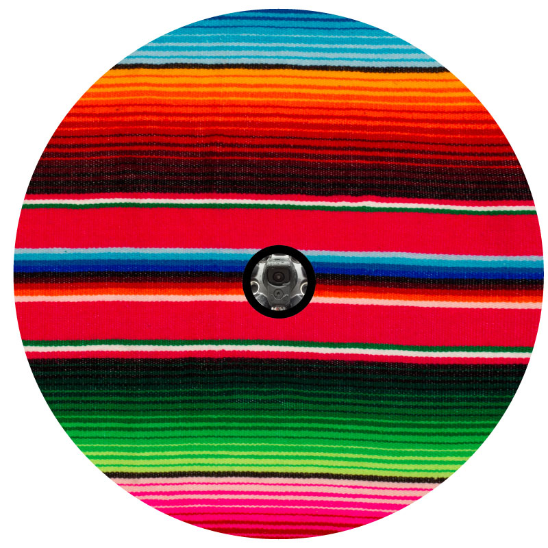 Serape Mexican Blanket Spare Tire Cover Design for Jeep, Bronco, RV, Camper, & More