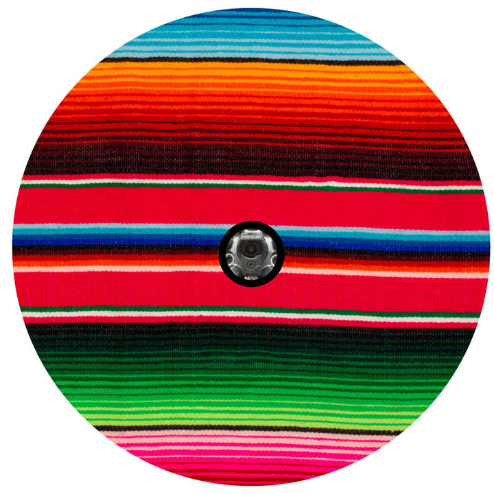 Serape Mexican Blanket Spare Tire Cover Design for Jeep, Bronco, RV, Camper, & More