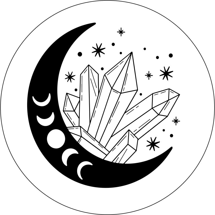 Moon Phase with Crystals