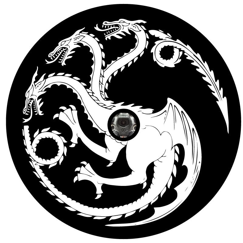 Game of Thrones - House Targaryen Sigil Spare Tire Cover