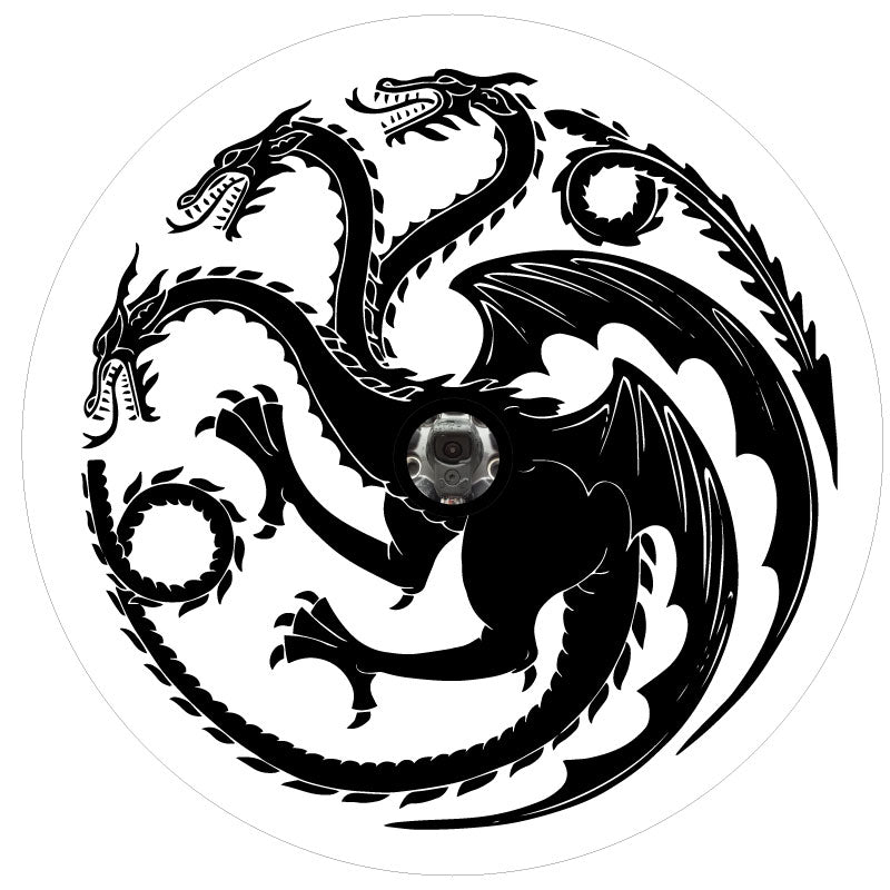 Game of Thrones - House Targaryen Sigil Spare Tire Cover