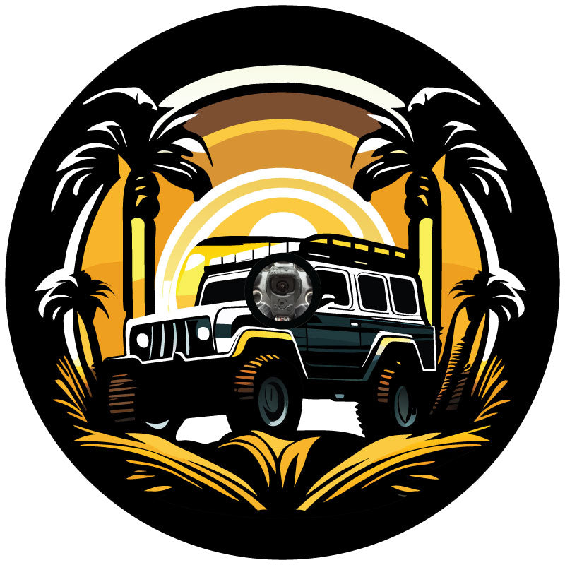 Adventuring 4x4 Off Road Jeep Spare Tire Cover