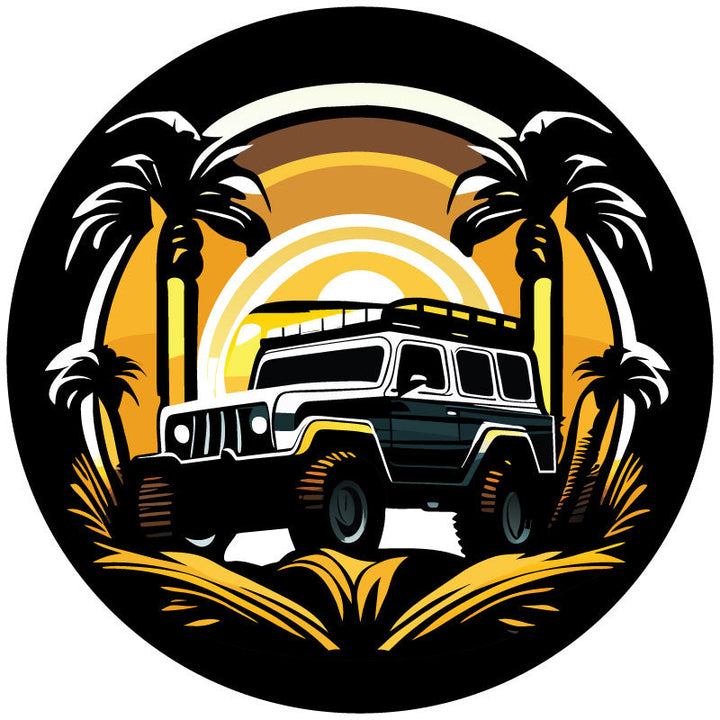 Adventuring 4x4 Off Road Jeep Spare Tire Cover