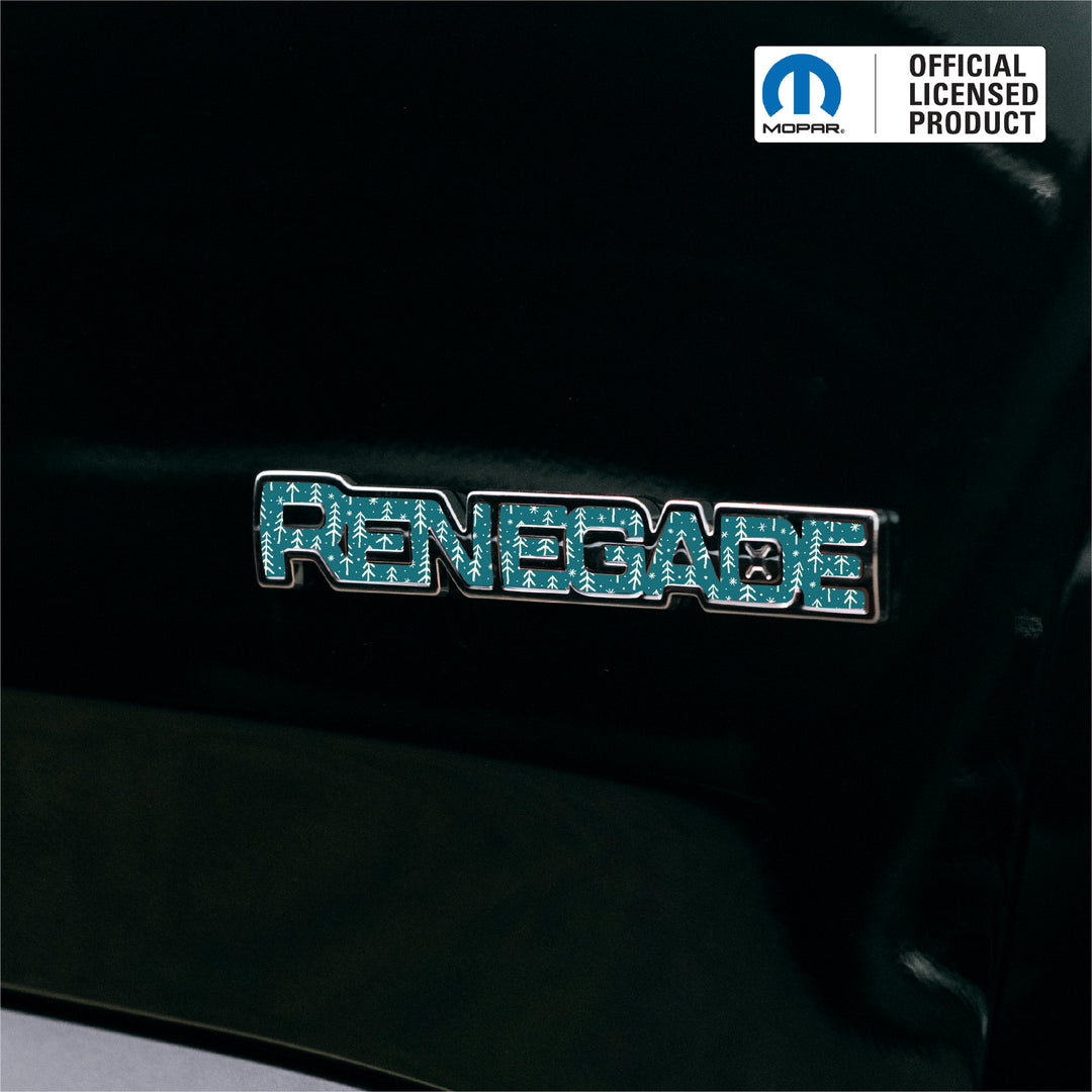 Winter Collection // RENEGADE Door Emblem Overlay Decal Set // Fits 2015 and newer models
