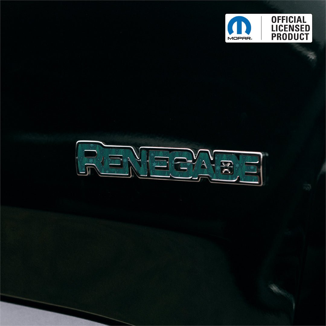 Winter Collection // RENEGADE Door Emblem Overlay Decal Set // Fits 2015 and newer models