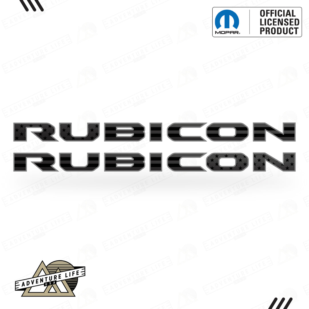 RUBICON Hood Lettering | Set of 2