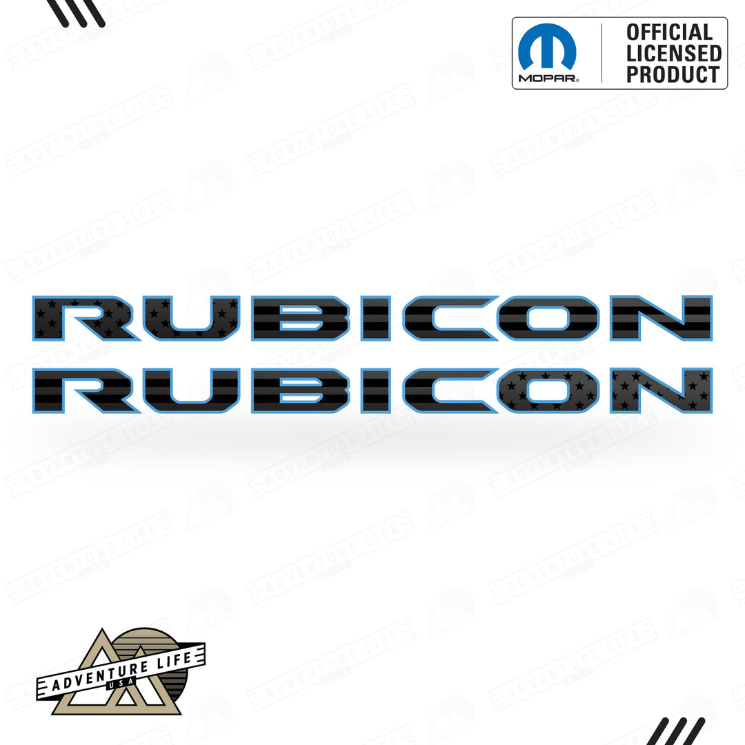 RUBICON Hood Lettering | Set of 2