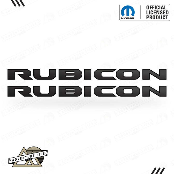 RUBICON Hood Lettering | Set of 2