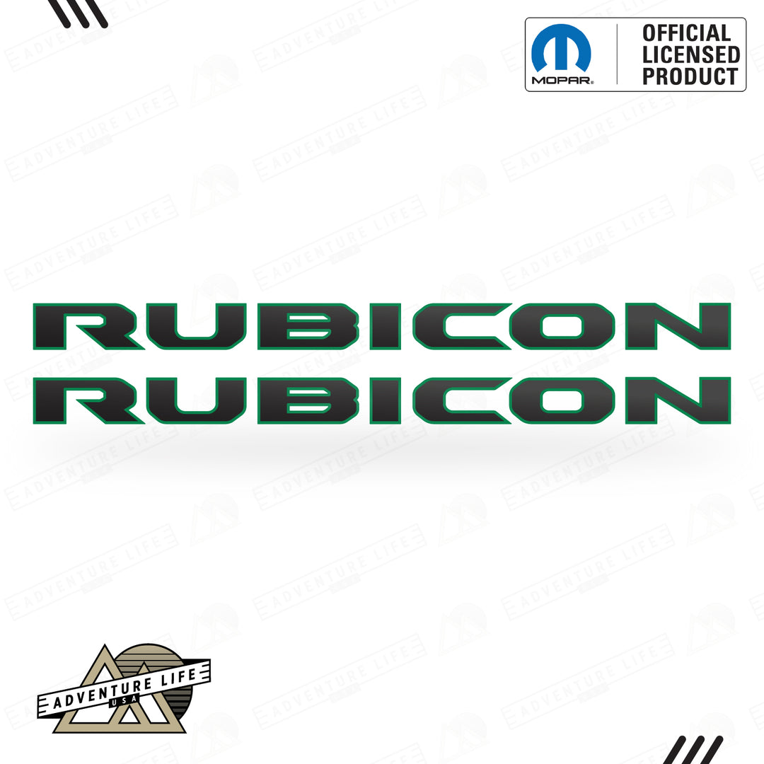 RUBICON Hood Lettering | Set of 2