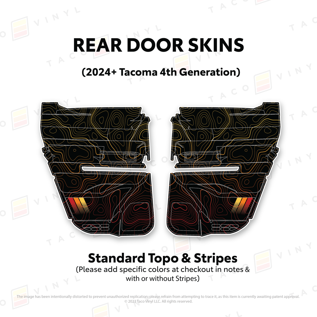 2024+ Tacoma Door Skins