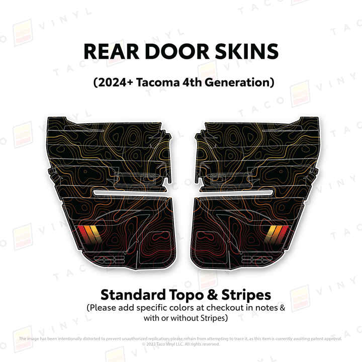 2024+ Tacoma Door Skins