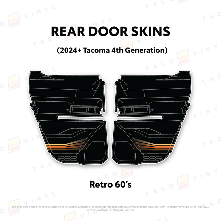 2024+ Tacoma Door Skins