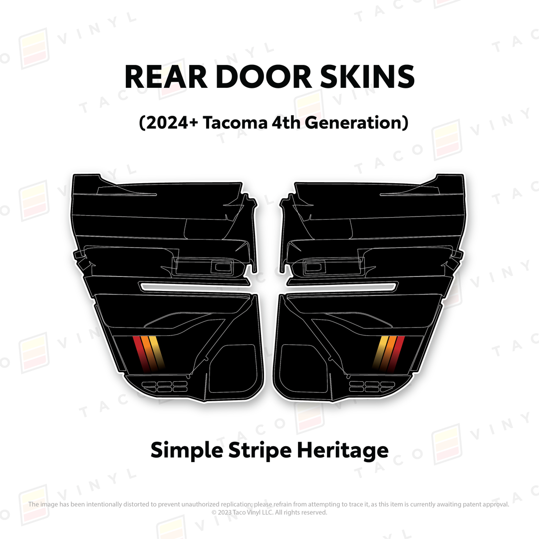 2024+ Tacoma Door Skins