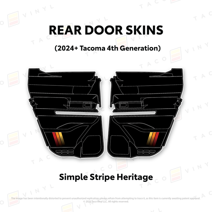 2024+ Tacoma Door Skins