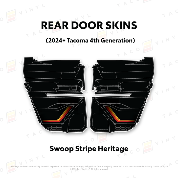 2024+ Tacoma Door Skins