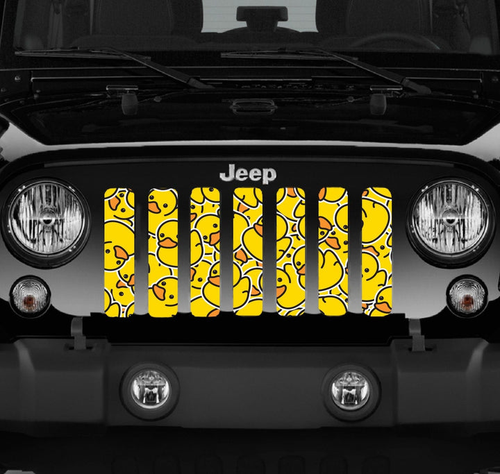 Rubber Duck Pattern Design Jeep Grille Insert