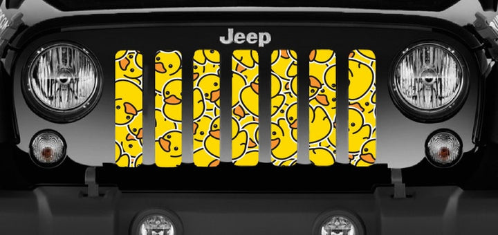 Rubber Duck Pattern Design Jeep Grille Insert