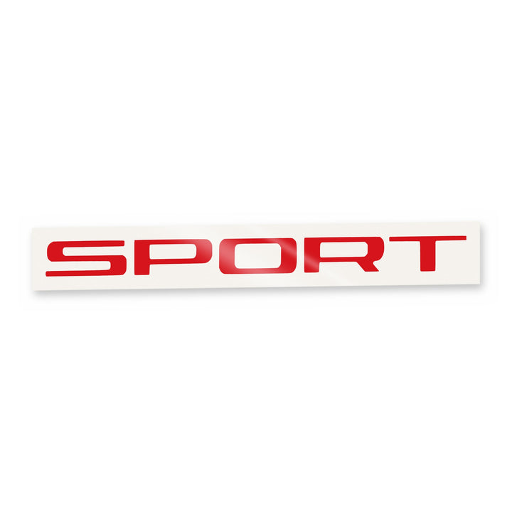 SPORT Emblem Overlay Decal | for Jeeps | Gloss Black | | | Decal