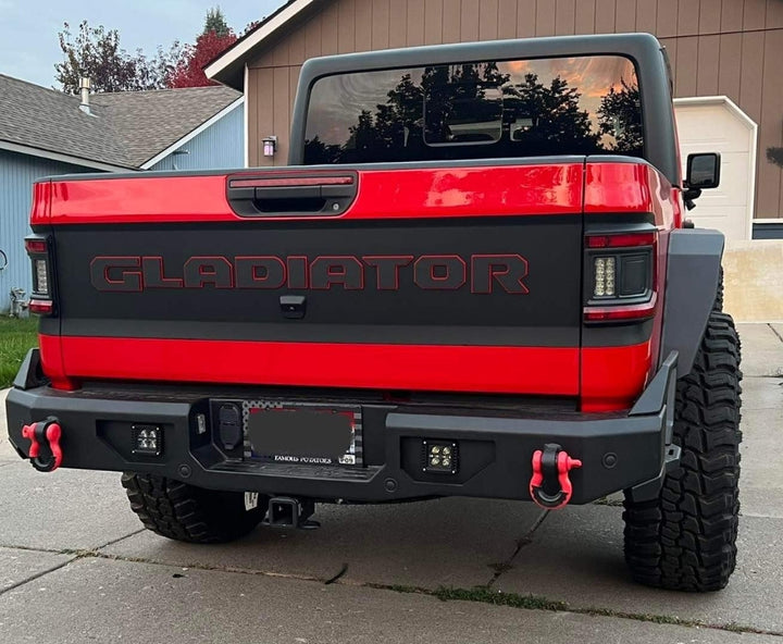 Laser Cut Acrylic Jeep "Gladiator" Tailgate Emblem