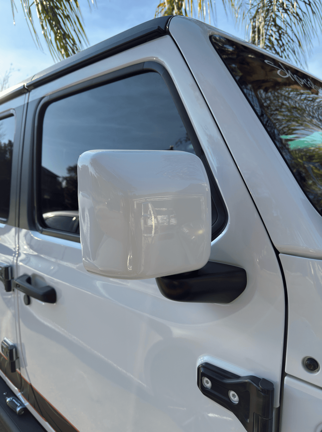 Mirror Cover Color Matched Fits Wrangler JL Gladiator JT | Anvil - PDS | Without Side Marker | |