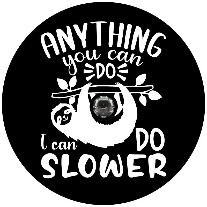 Slow Sloth Spare Tire Cover for Jeep, RV, Camper, Bronco, & More