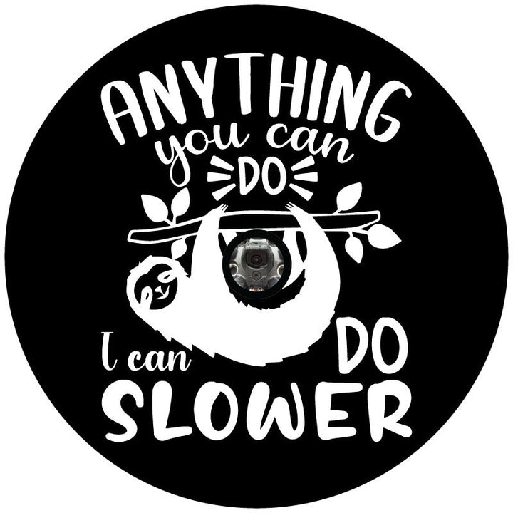 Slow Sloth Spare Tire Cover for Jeep, RV, Camper, Bronco, & More