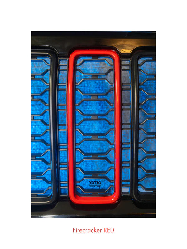 Slot, Trim & Chin Customization/Raptorize Add-on for 24 Jeep JL/JT Grille