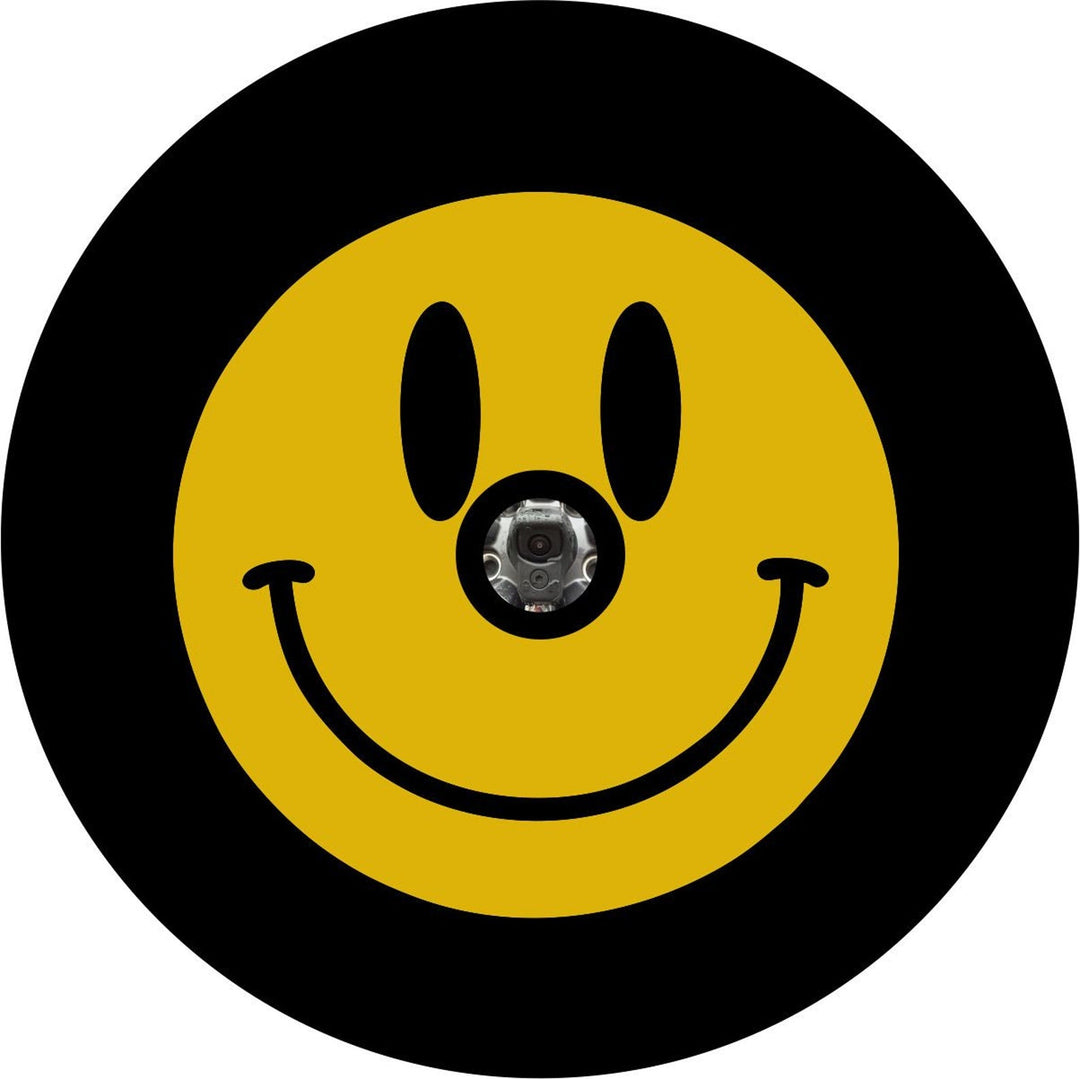 Smiley Face Spare Tire Cover for Jeep, RV, Camper, Bronco, & More