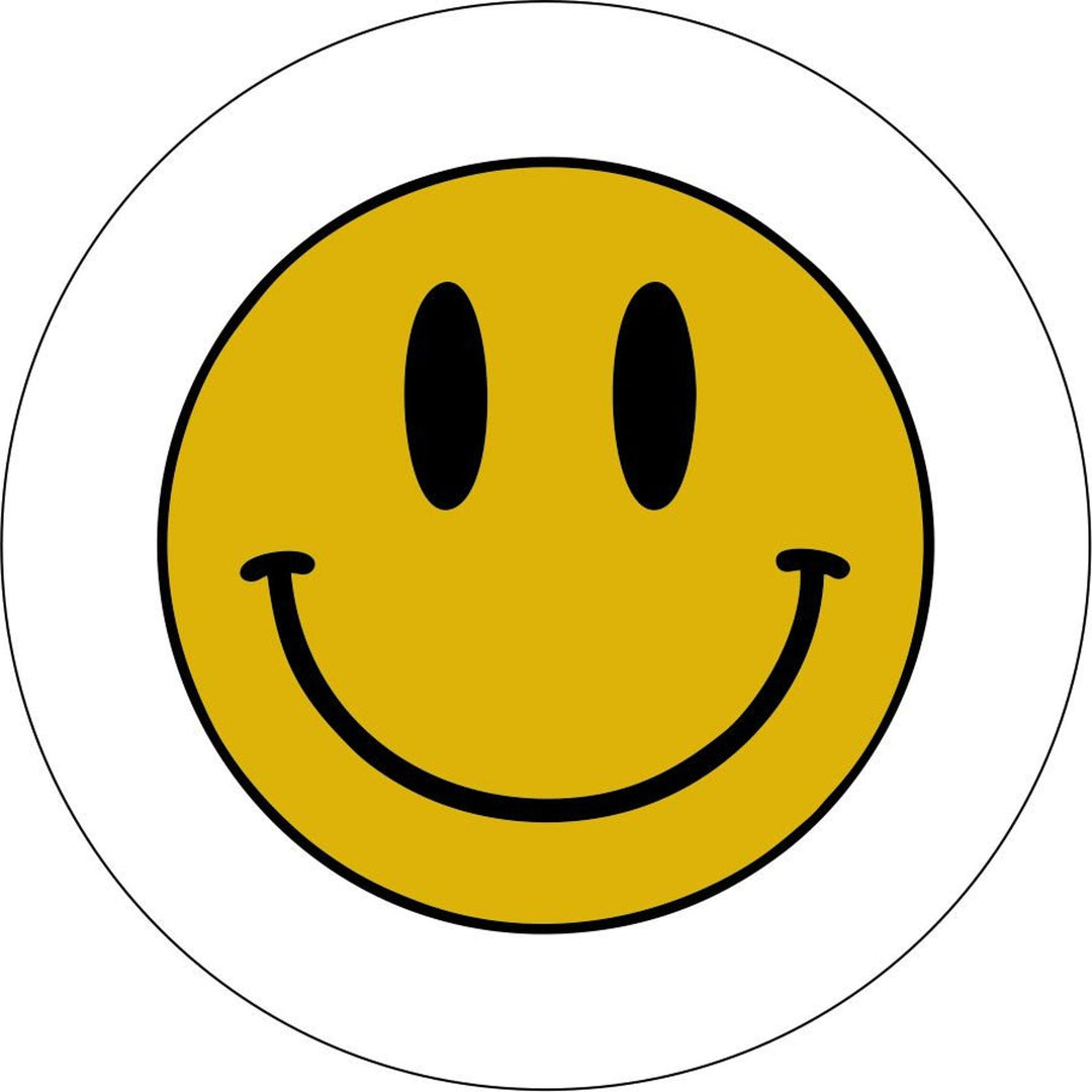 Smiley Face Spare Tire Cover for Jeep, RV, Camper, Bronco, & More