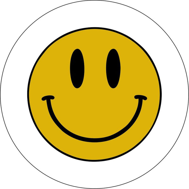 Smiley Face Spare Tire Cover for Jeep, RV, Camper, Bronco, & More