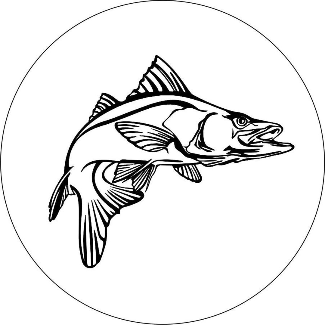 Snook Fish Spare Tire Cover