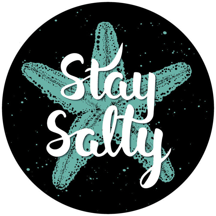 Stay Salty Starfish Spare Tire Cover for Jeep, Bronco, RV, Van, Campers, & More