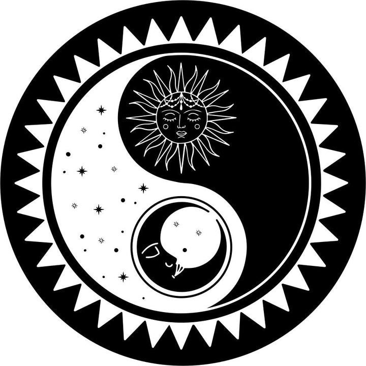 Sun and Moon Yin Yang