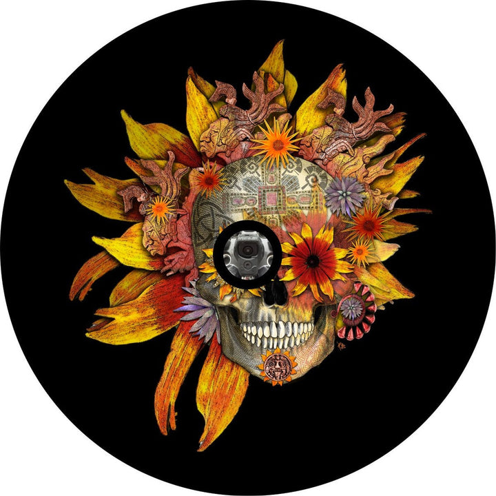 Sunflower Skull