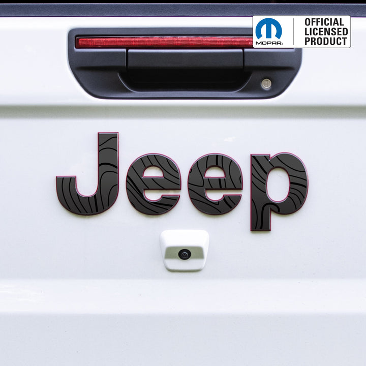 JEEP Gladiator Emblem Overlay Decal Set | Fits 2020+ Jeep Gladiator