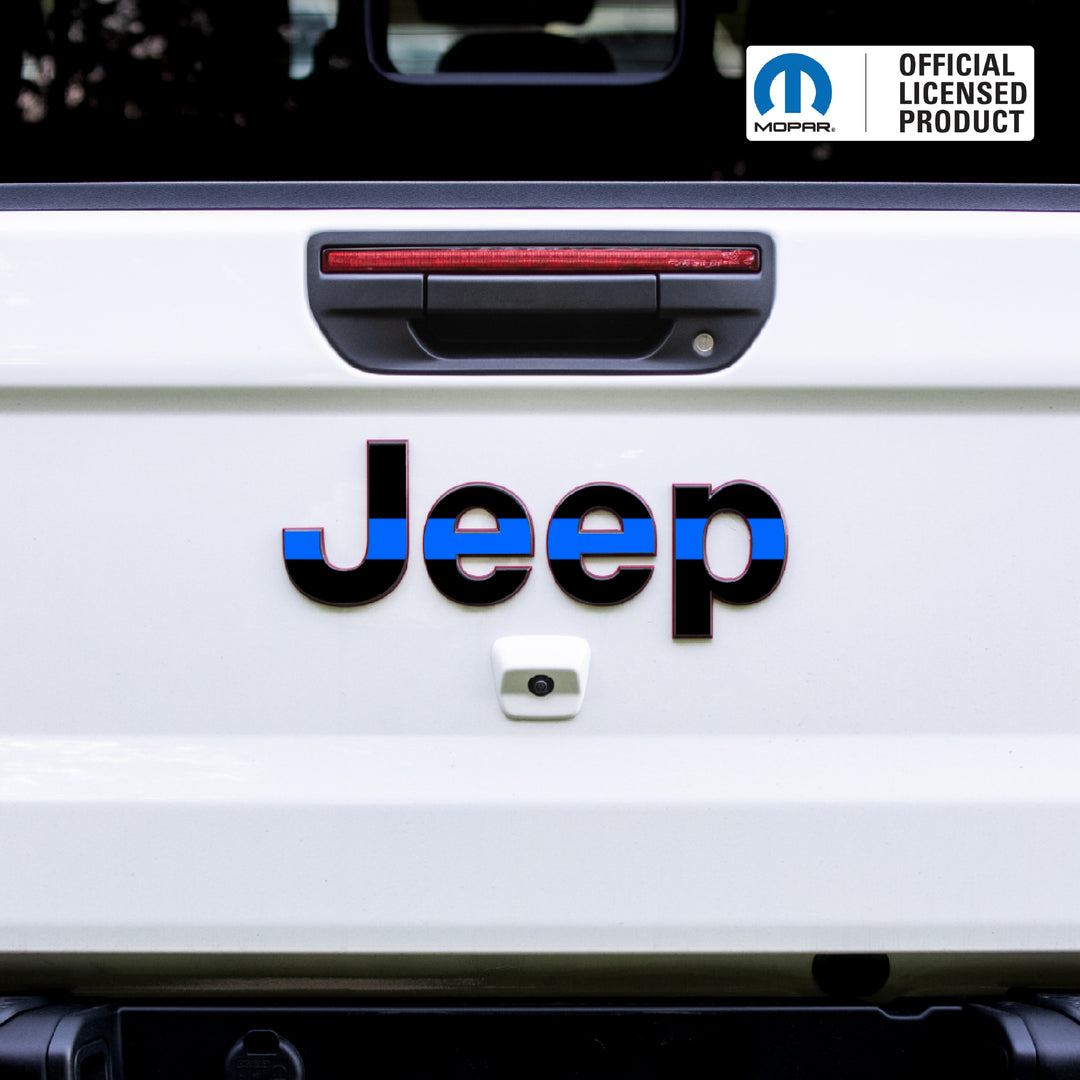 JEEP Gladiator Emblem Overlay Decal Set – First Responders | Fits 2020+ JT