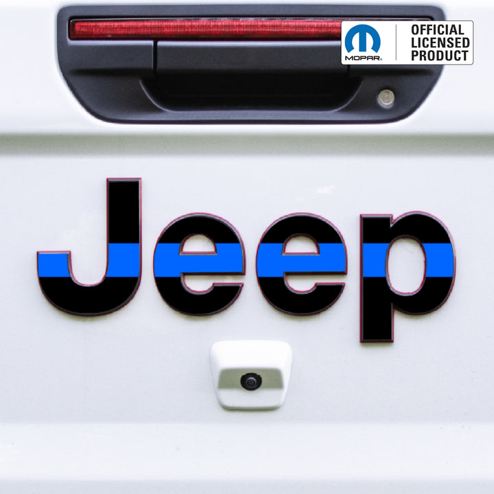 JEEP Gladiator Emblem Overlay Decal Set – First Responders | Fits 2020+ JT
