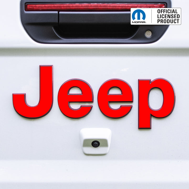 JEEP Gladiator Emblem Overlay Decal Set | Fits 2020+ Jeep Gladiator