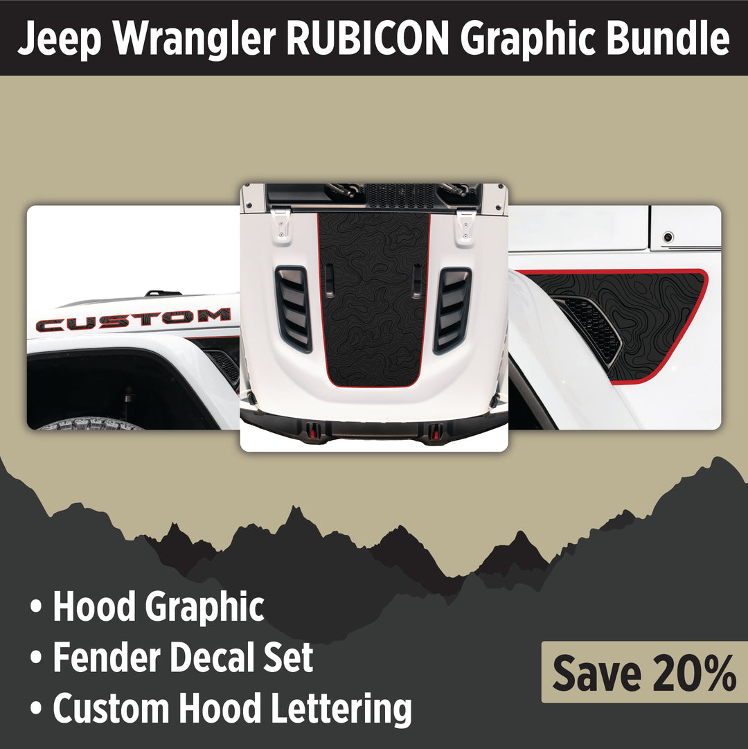 Wrangler JL RUBICON Graphic Kit