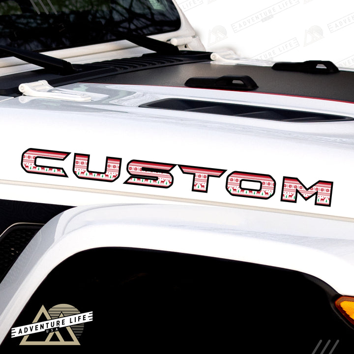 Winter Collection // Hood Lettering // Set of 2