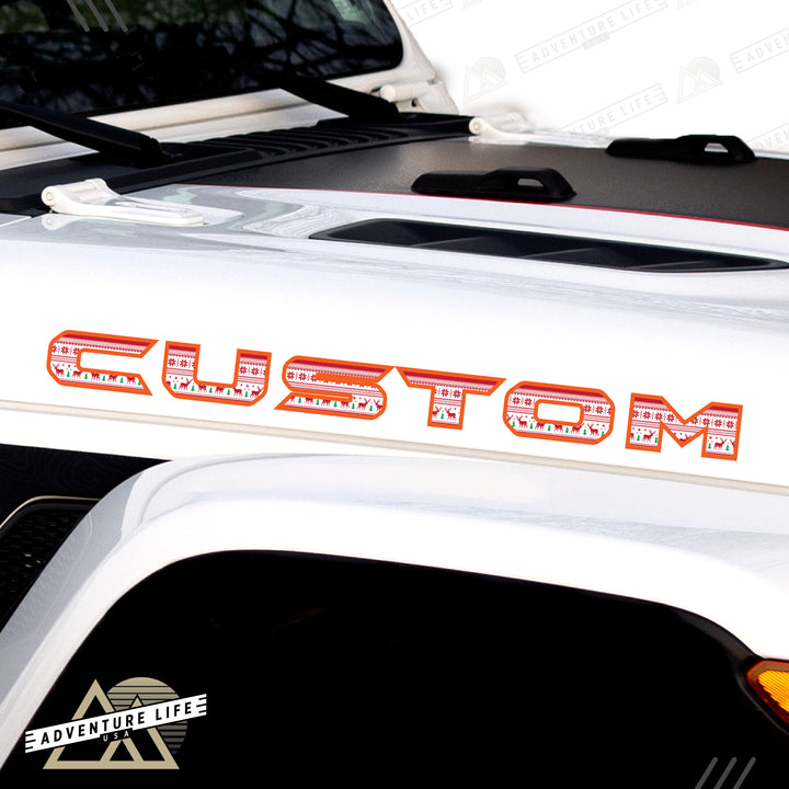 Winter Collection // Hood Lettering // Set of 2