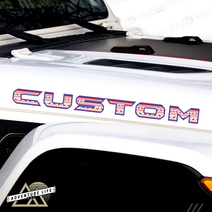 Winter Collection // Hood Lettering // Set of 2