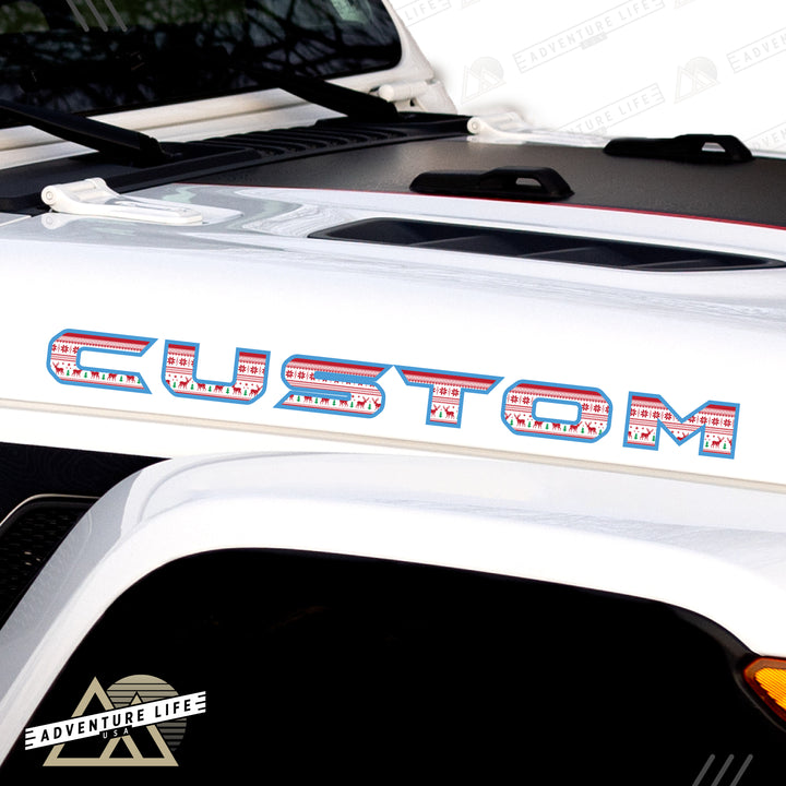 Winter Collection // Hood Lettering // Set of 2