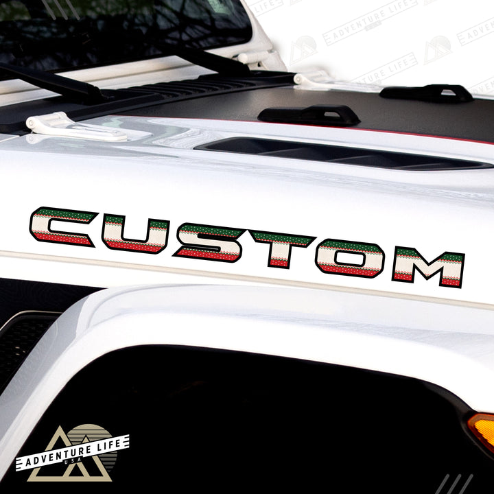 Winter Collection // Hood Lettering // Set of 2