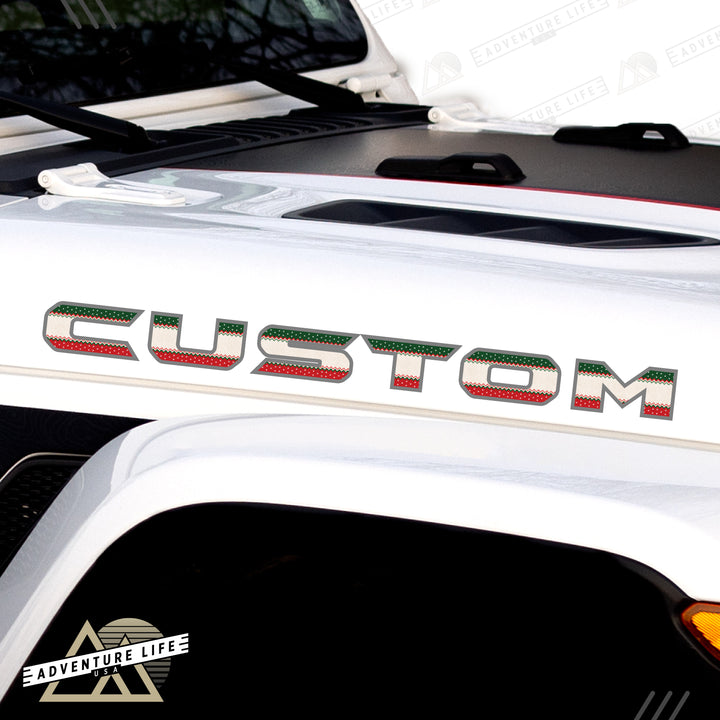 Winter Collection // Hood Lettering // Set of 2