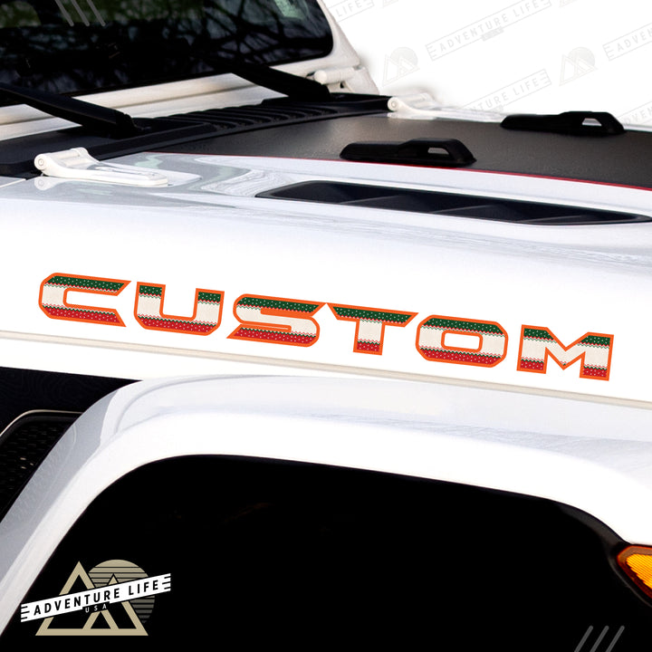 Winter Collection // Hood Lettering // Set of 2