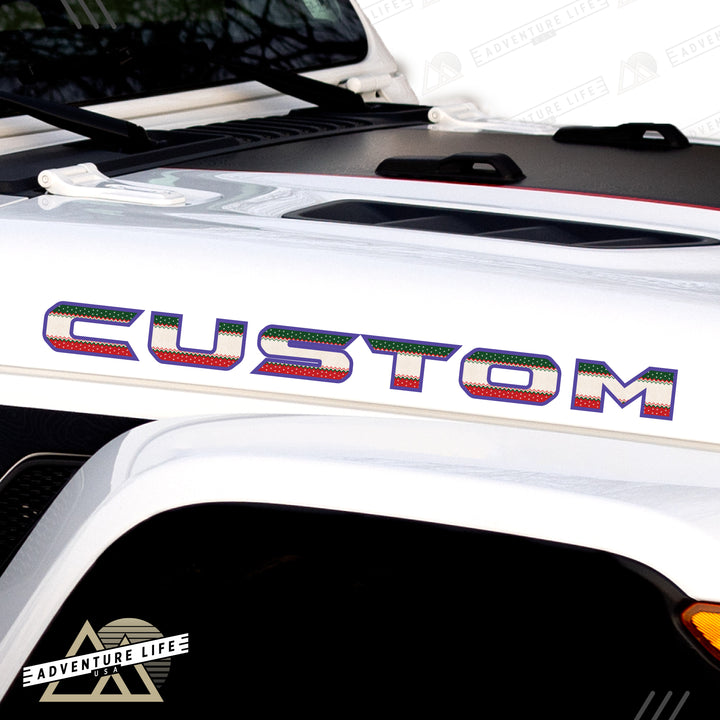 Winter Collection // Hood Lettering // Set of 2