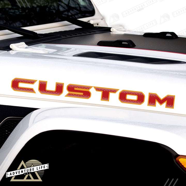 Winter Collection // Hood Lettering // Set of 2